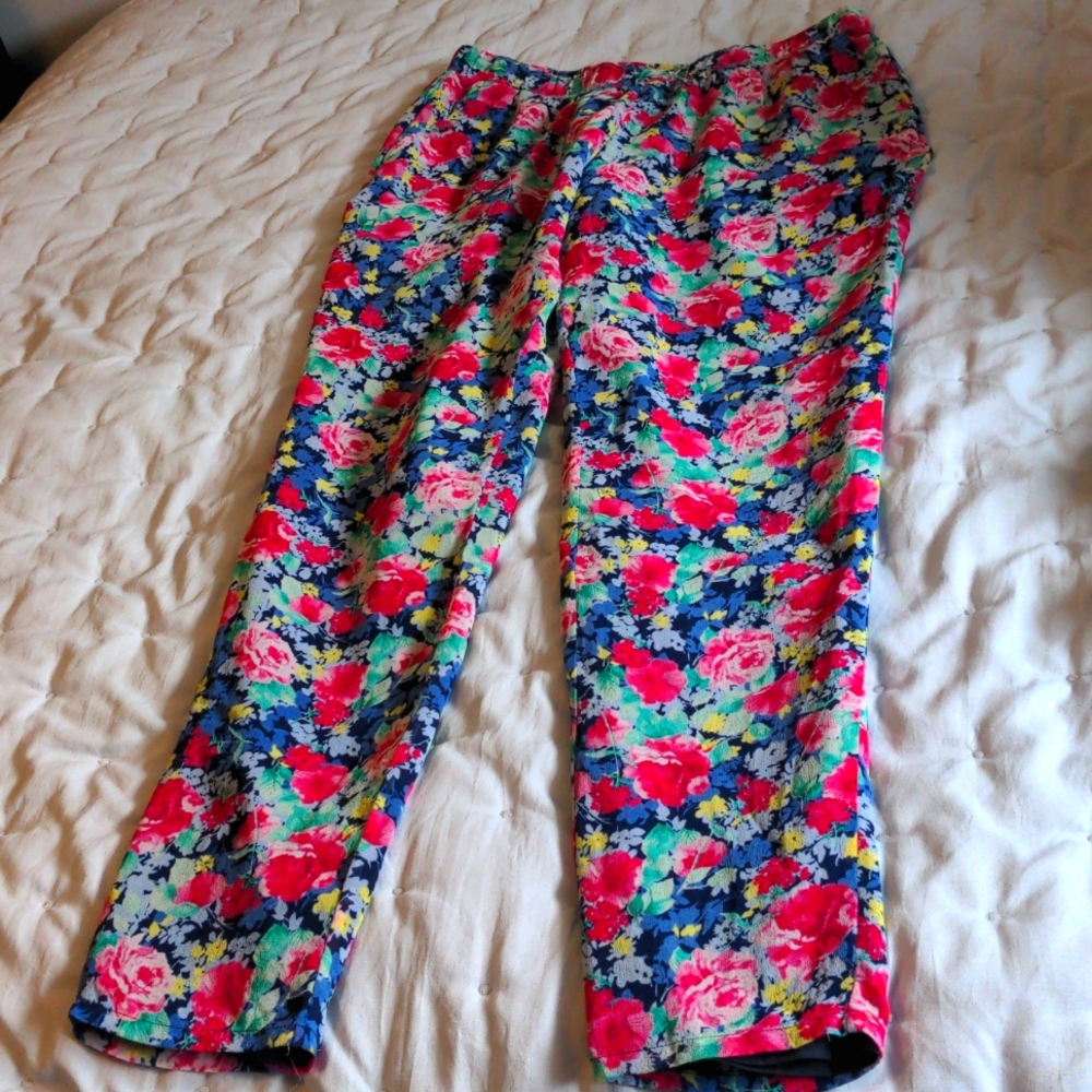 Joie floral print summer pants
